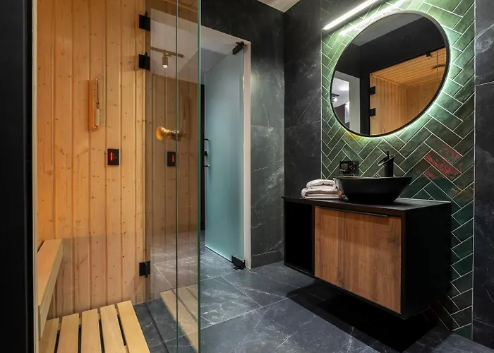 Apartmán Sosnowa Prowincja W Szklarskiej Porebie. Gorski Z Jacuzzi I Sauna. Sklářská Poruba